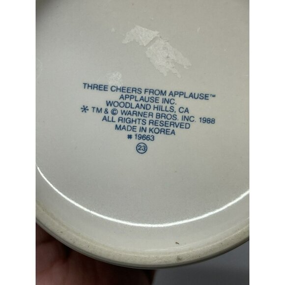 Tweety Bird & Sylvester Handle Coffee Mug Cup Looney Tunes Applause 1988  VTG - Picture 8 of 8